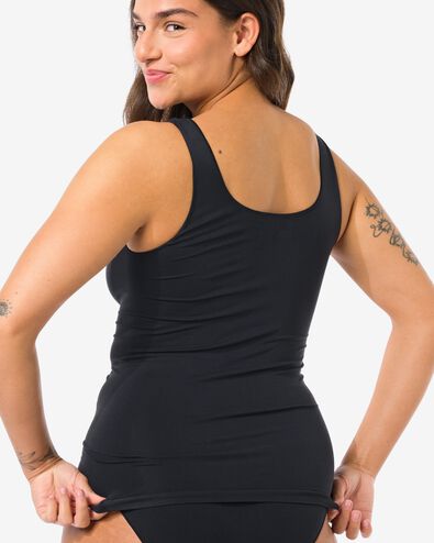 débardeur femme sans coutures microfibre noir noir - 1000002077 - HEMA