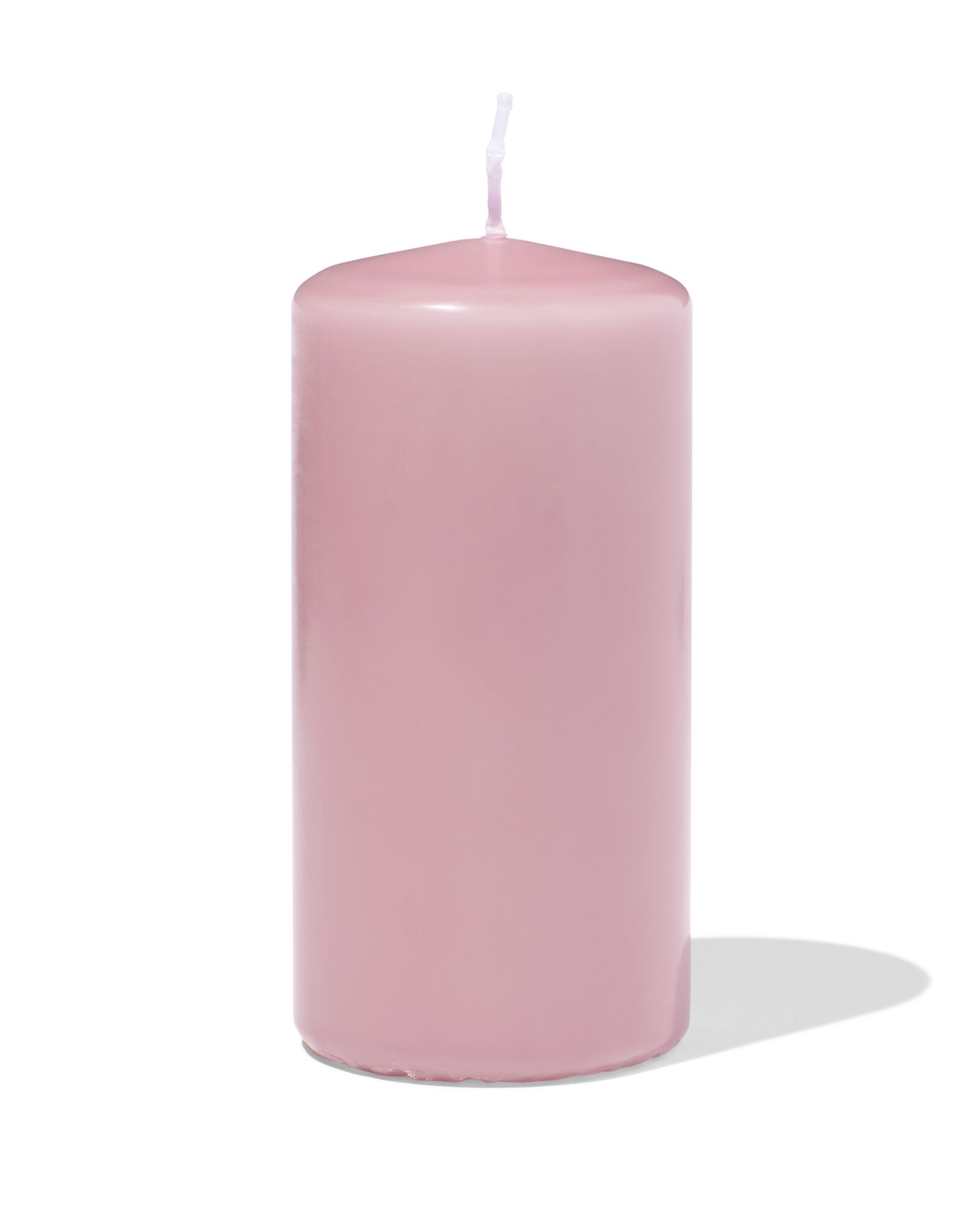 bougie pilier ⌀7x14cm vieux rose vieux rose 7 x 14 - 13509050 - HEMA