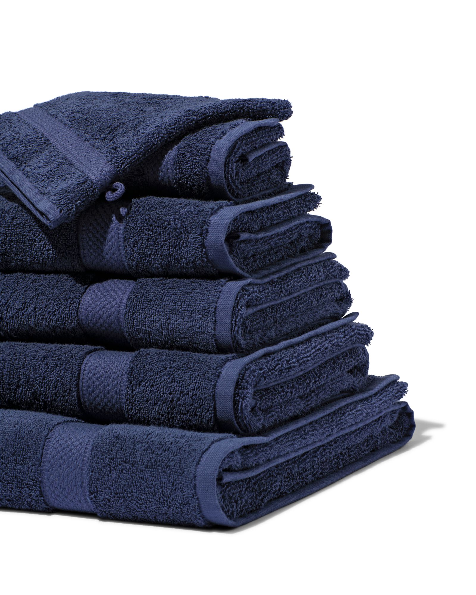 hema serviettes de bain - qualité épaisse bleu nuit (bleu nuit)