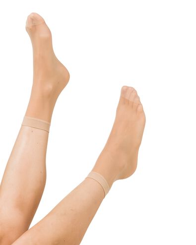 3&nbsp;paires de prot&egrave;ge-bas brillants 20&nbsp;deniers naturel - 1000000801 - HEMA