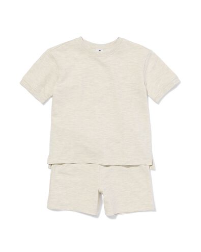 ensemble enfant coupe droite sable sable - 30715817SAND - HEMA