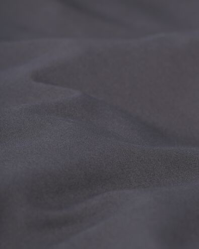 dekbedovertrek percal katoen 240x200/220 donkergrijs - 5790220 - HEMA