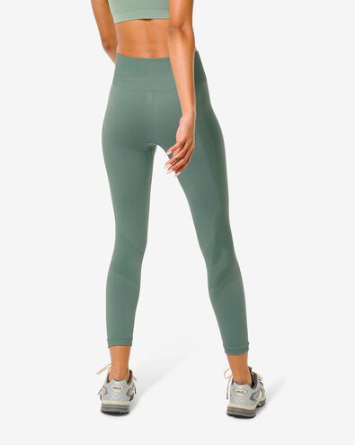 legging de sport 7/8e femme sans coutures vert XL - 36000166 - HEMA