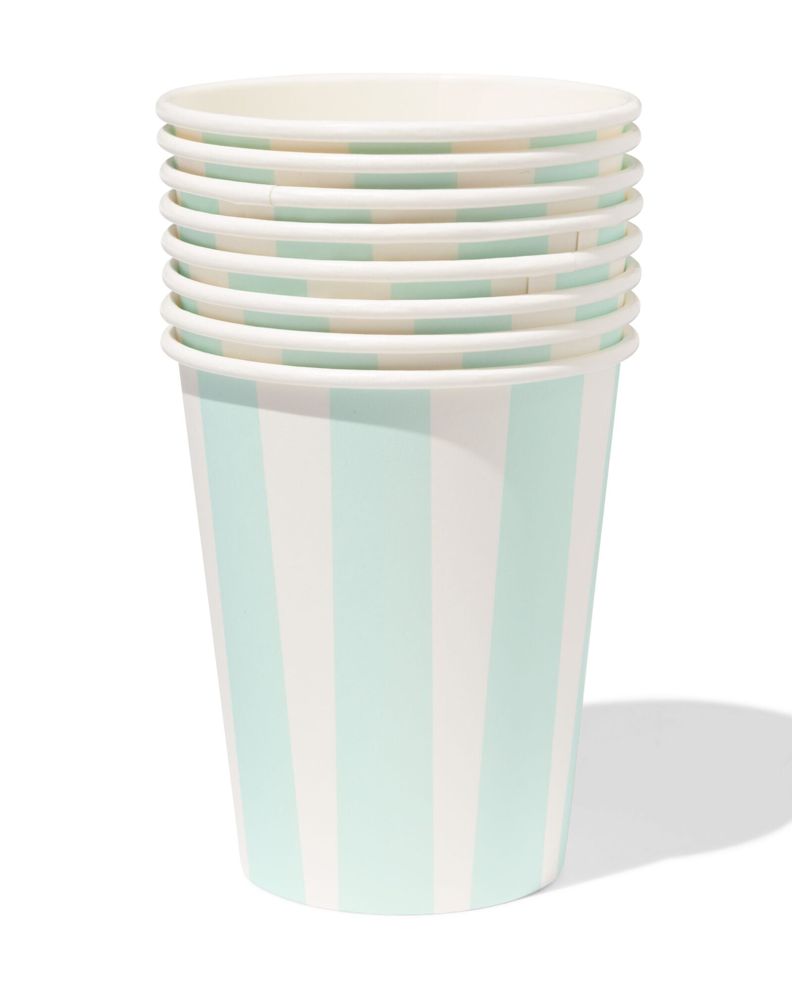 gobelets 250ml carton rayures - lot de 8 - 14250443 - HEMA