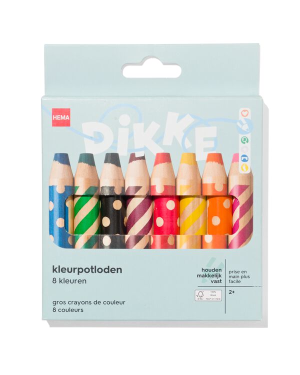 36 crayons de couleur aux couleurs intenses - HEMA