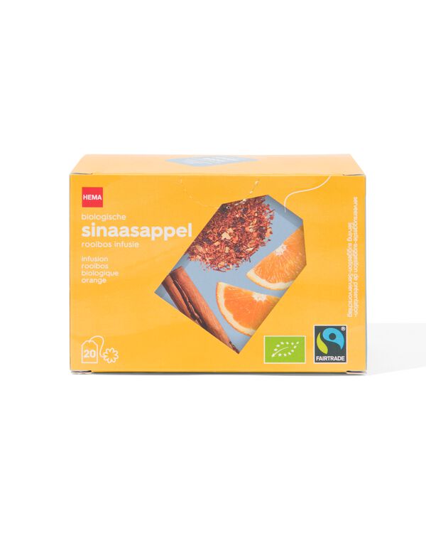 biologische rooibos infusie sinaasappel - 20 stuks - 17190304 - HEMA