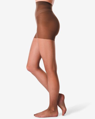 collant anti-démaillage 20 deniers marron marron - 4060125BROWN - HEMA