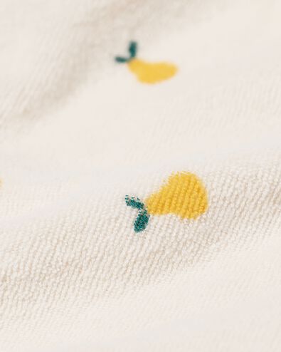 newborn kledingset broek en shirt met peren ecru 50 - 33481511 - HEMA