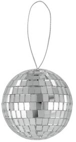 kerstbal Ø7cm discobal zilver - 25130206 - HEMA