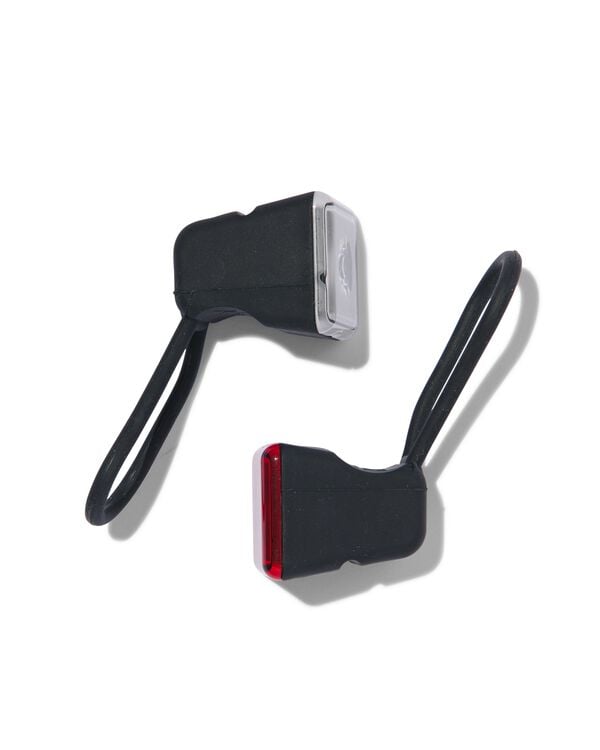 LED fietslampjes zwart - 2 stuks - 41100002 - HEMA