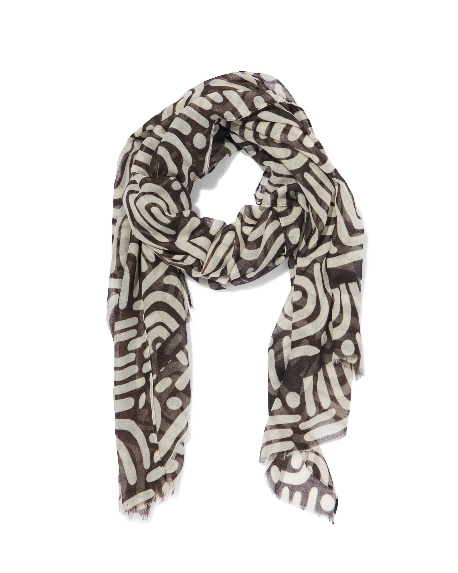 &eacute;charpe 80x185cm &eacute;charpe abstraite - 1760192 - HEMA