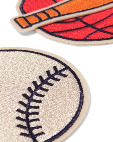 strijkpatches 5x5cm sport - 3 stuks - 1400328 - HEMA