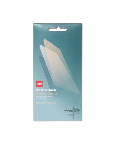 Displayschutz f&uuml;r iPhone X/XS - 39630037 - HEMA