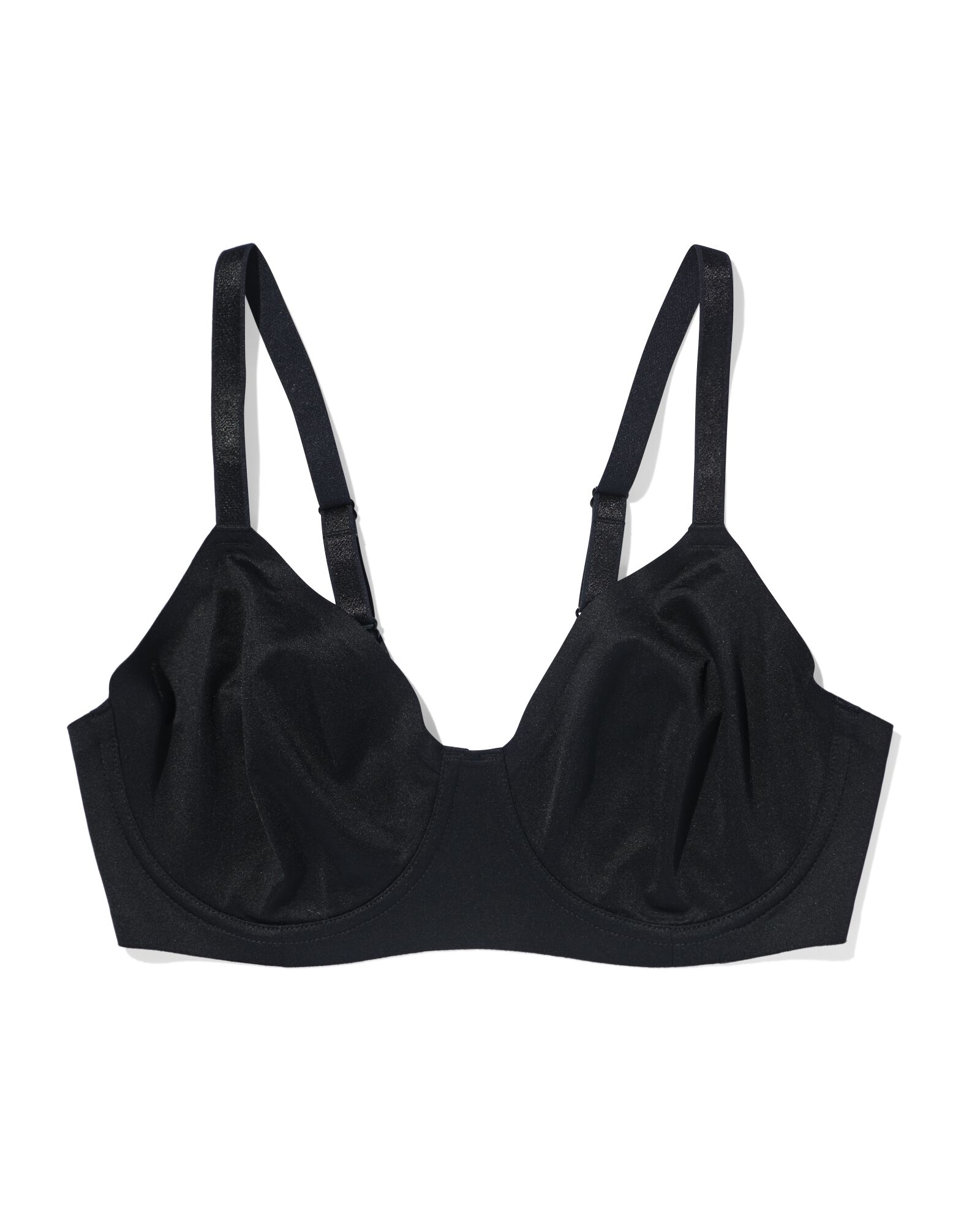 Nicht vorgeformter BH mit B&uuml;gel  schwarz schwarz - 21805925BLACK - HEMA