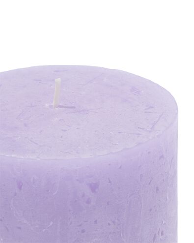 rustieke kaarsen lila lila - 1000029578 - HEMA