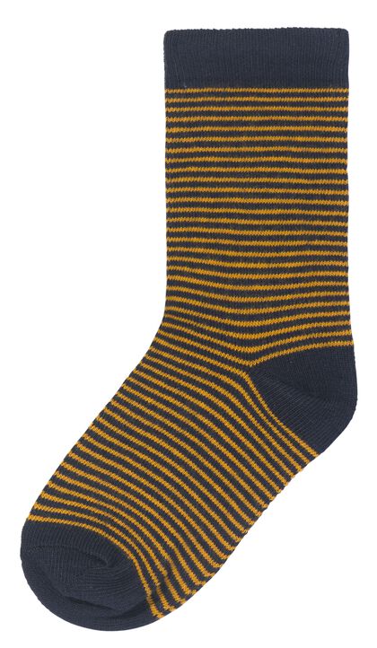 Kinder-Socken mit Baumwolle, 5 Paar blau 31/34 - 4360063 - HEMA