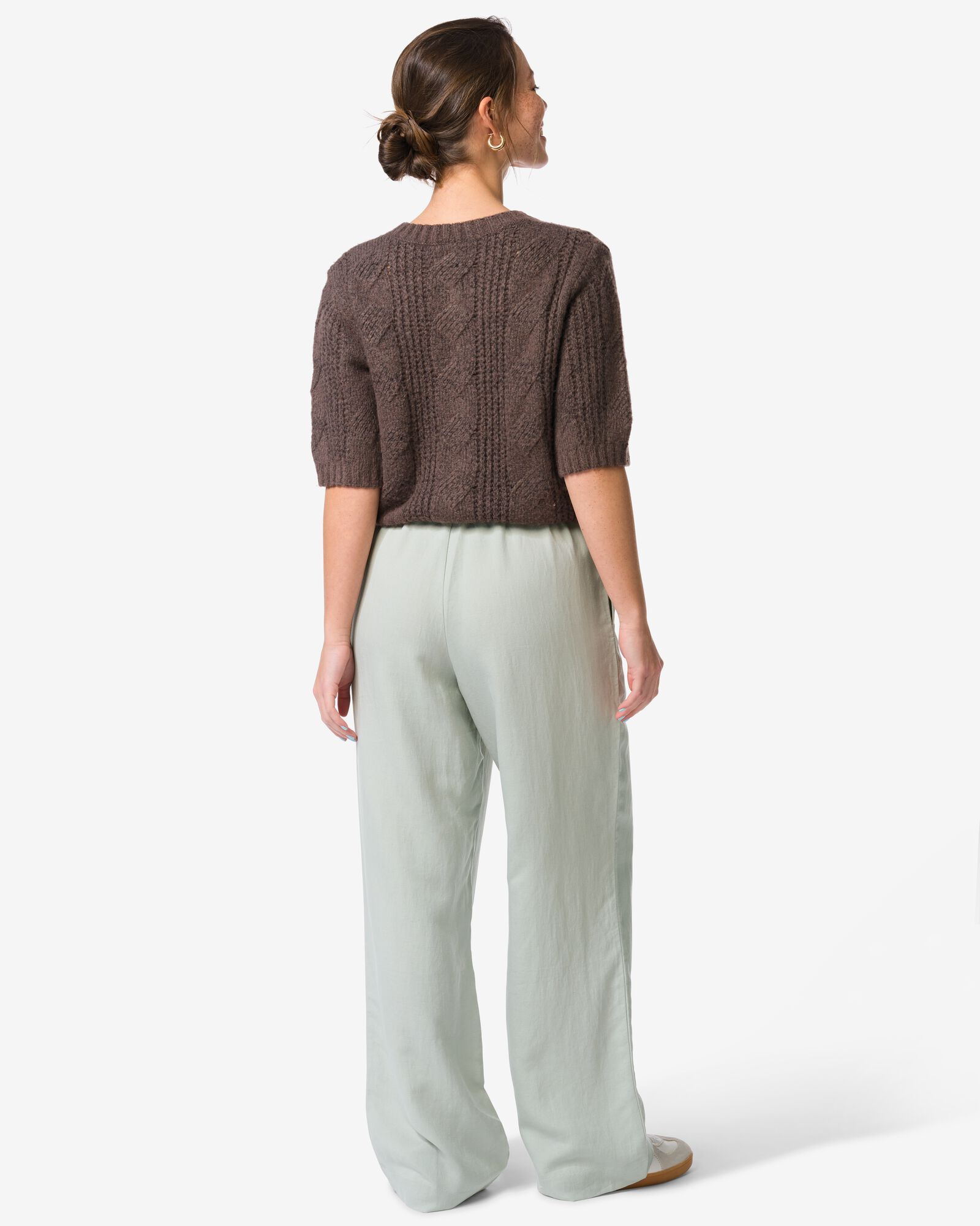 Damenhose Inez mit weiter Passform sandfarben sandfarben - 36207360SAND - HEMA