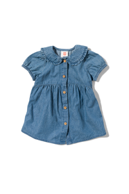 robe bébé chambray bleu bleu - 1000030541 - HEMA