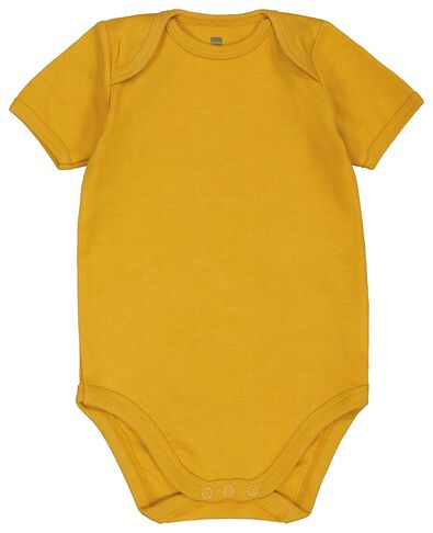 4er-Pack Baby-Bodys, Baumwolle weiß - 1000023842 - HEMA