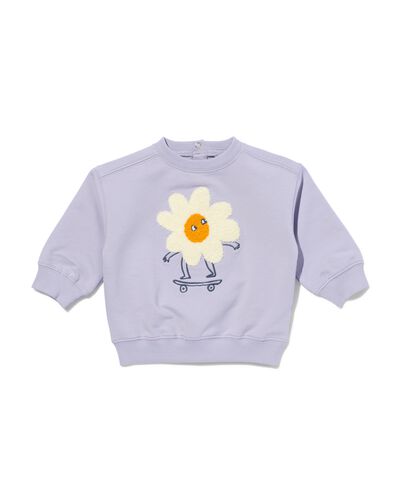 pull fleur pour b&eacute;b&eacute; lilas - 33058850LILAC - HEMA