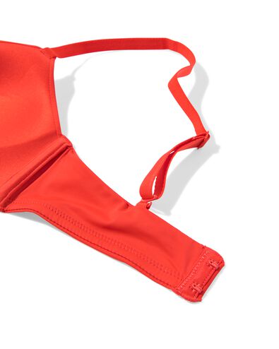 Vorgeformter BH ohne Bügel aus recycelter Mikrofaser rot - 21820315RED - HEMA