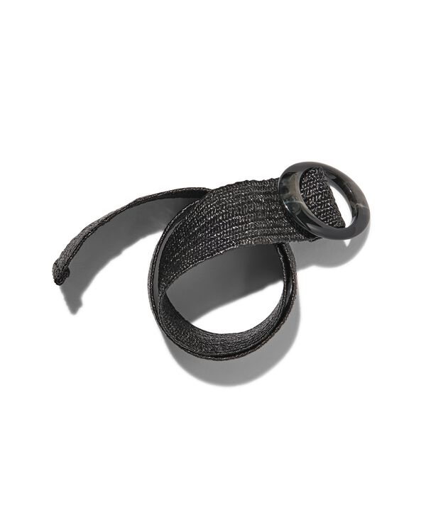 elastischer Damen-Flechtgürtel, 5 cm schwarz schwarz - 1000029990 - HEMA