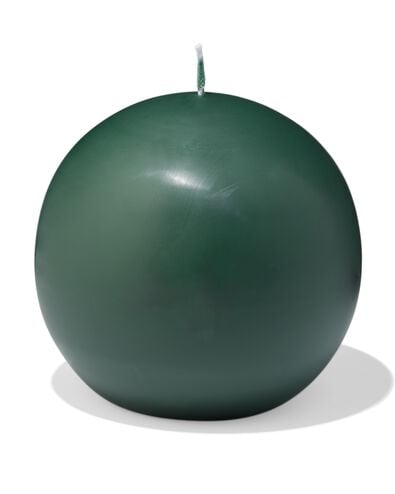 bougie sph&eacute;rique &Oslash;14,5cm vert fonc&eacute; - 13506138 - HEMA
