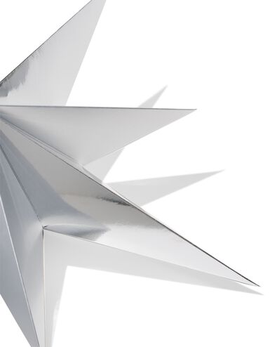 Stern, 40 cm, Papier, silber - 25100296 - HEMA
