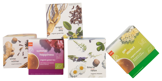 infusion aux plantes bio time to relax - 15 sachets - 17190021 - HEMA
