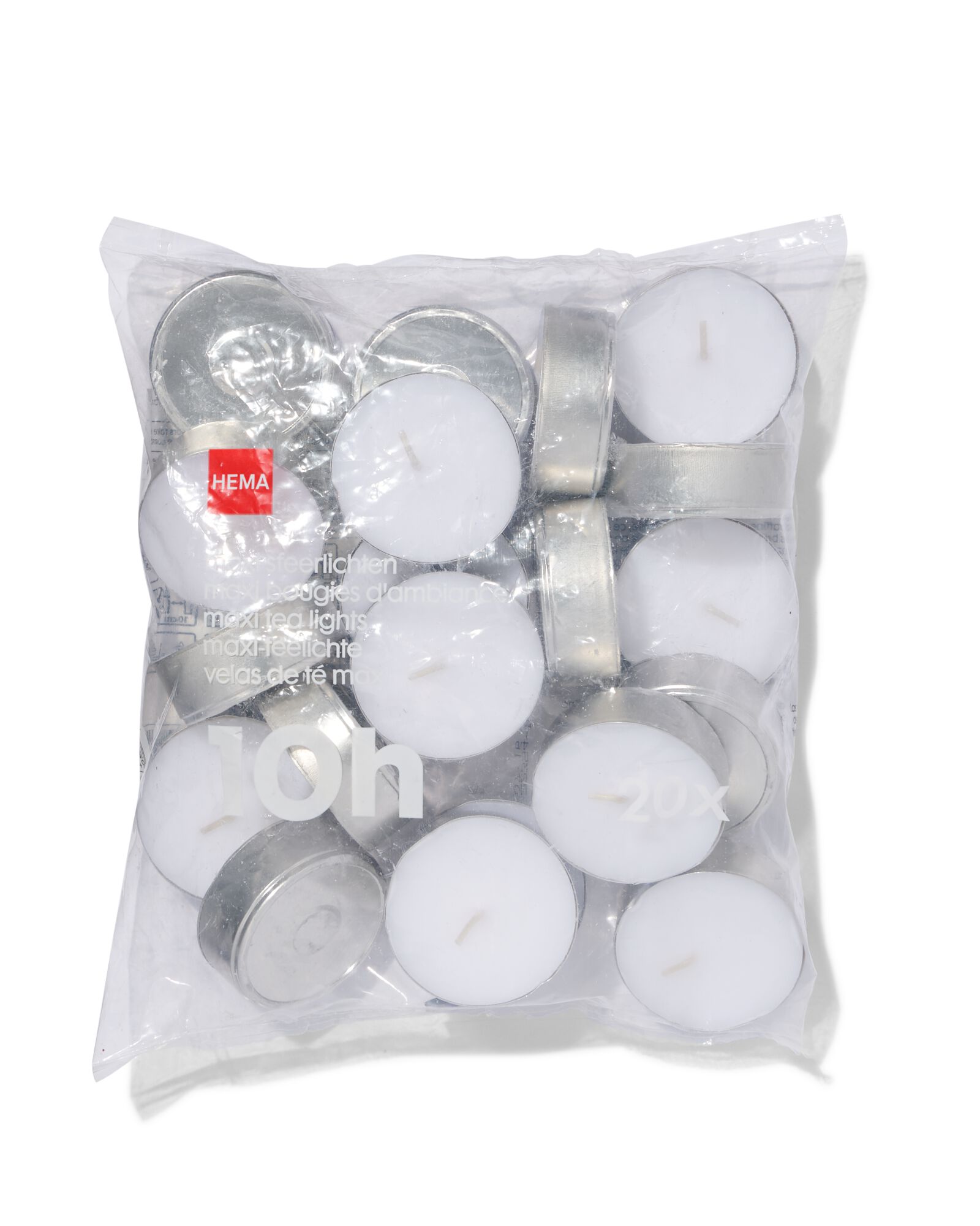 sfeerlichten groot 10 branduren - 20 stuks - 13500063 - HEMA