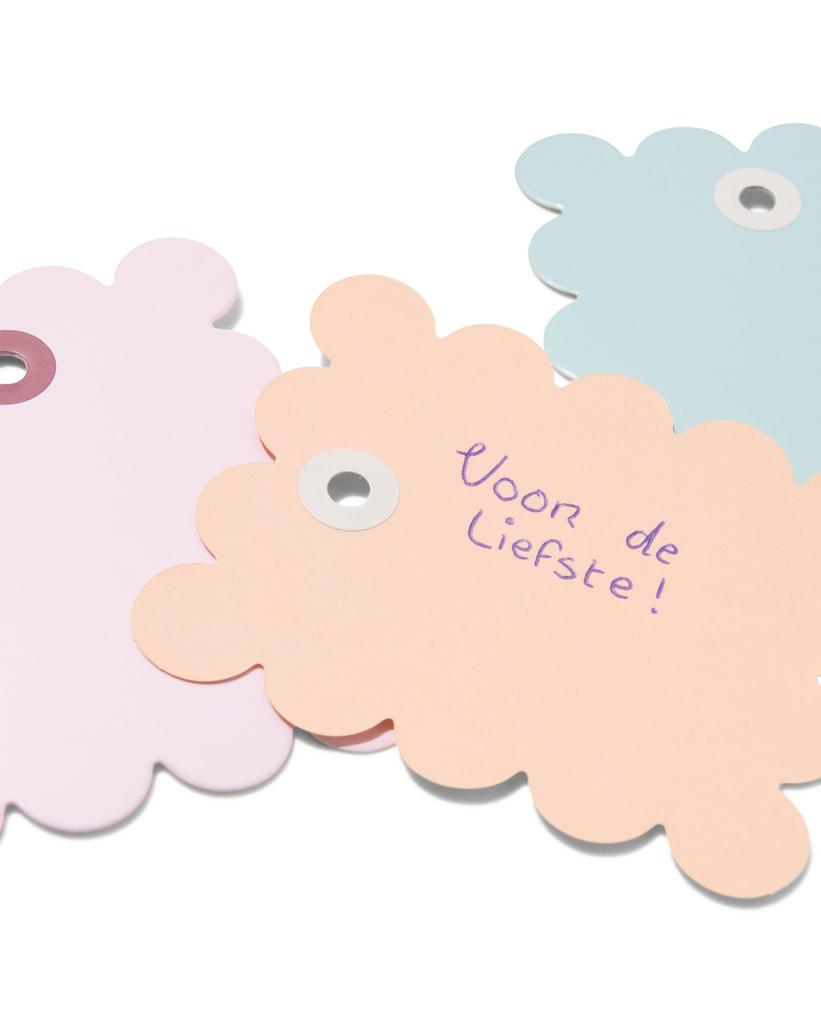 Etiketten 8 &times; 6,5 cm, pastellfarben &ndash; 12 St&uuml;ck - 14700597 - HEMA