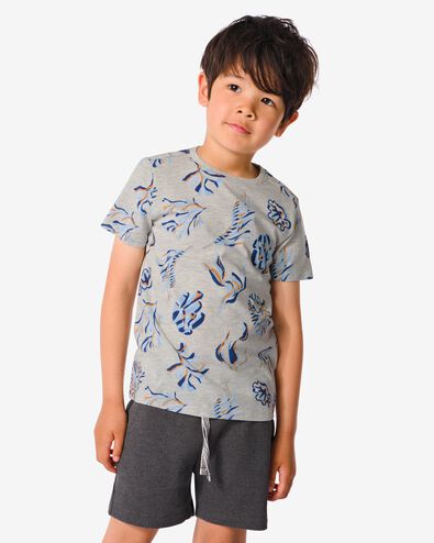 Kinder-T-Shirt, Korallen blau - 1000031664 - HEMA