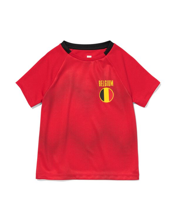 Kinder-Sport-T-Shirt, Belgien rot rot - 36030540RED - HEMA