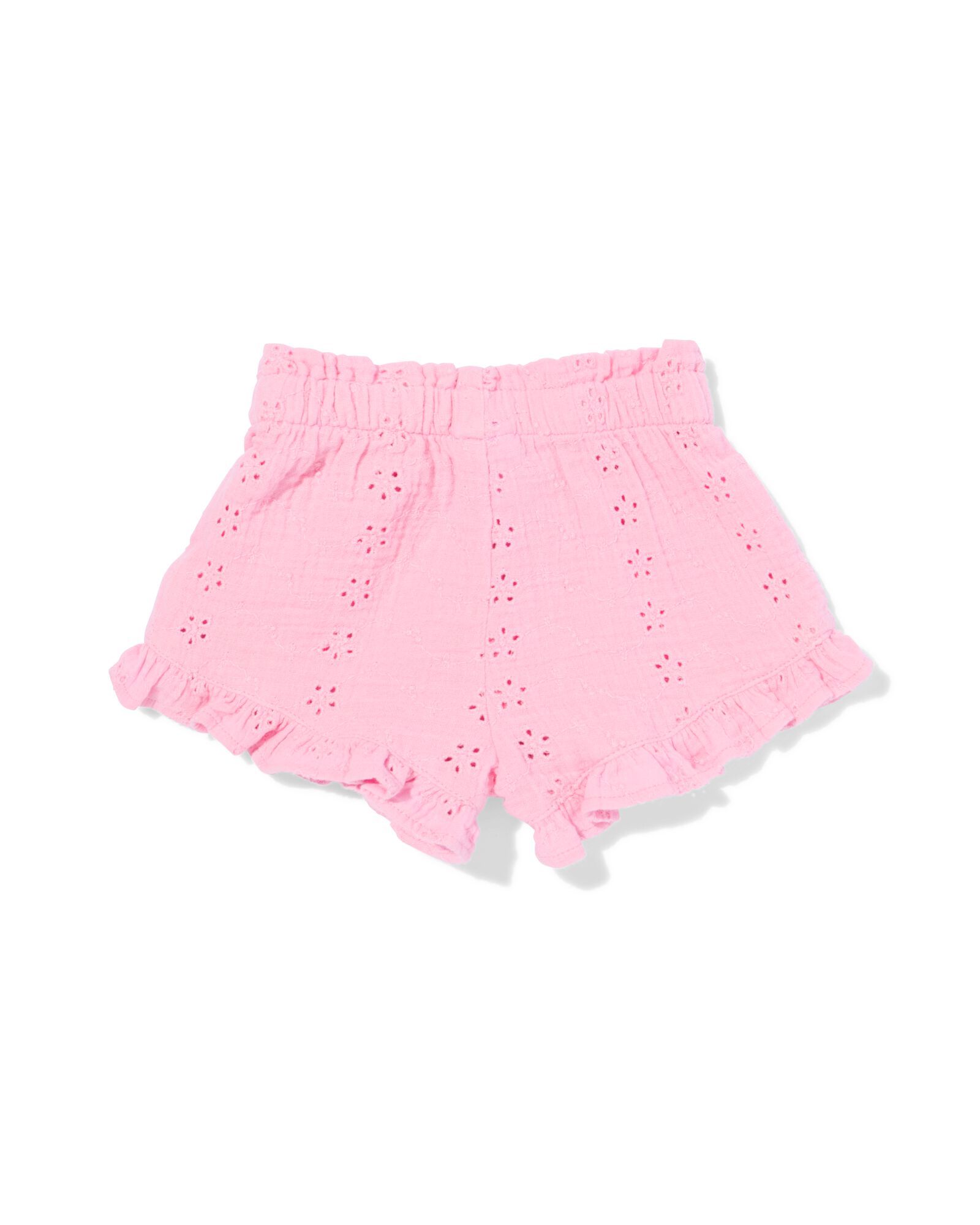 babyshort comfy fit broderie roze roze - 33004180PINK - HEMA