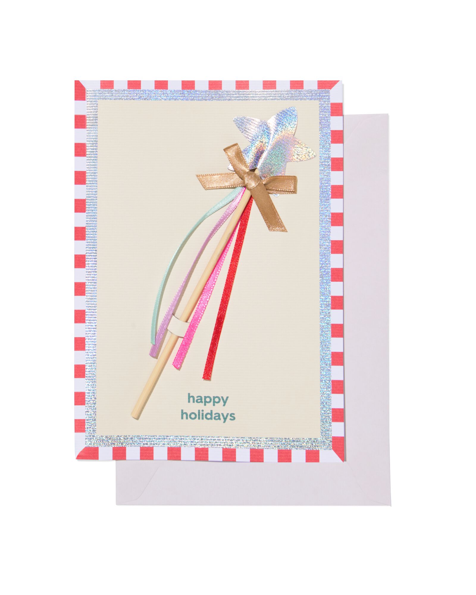 cartes de No&euml;l avec baguette 12,5x20,5 cm - 5 pi&egrave;ces - 25300155 - HEMA