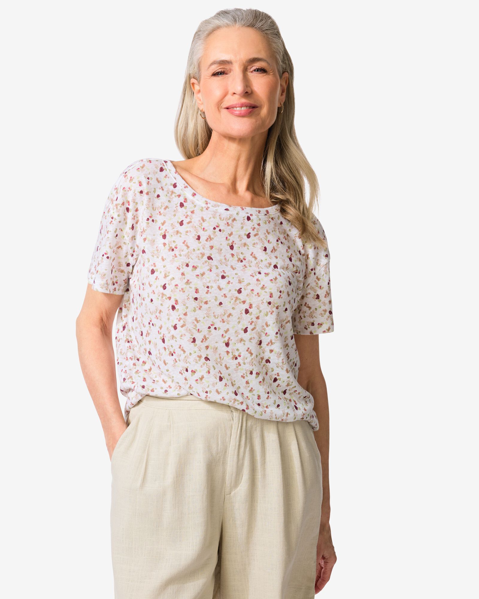 Damen-T-Shirt Evie  bunt bunt - 36210860MULTI - HEMA