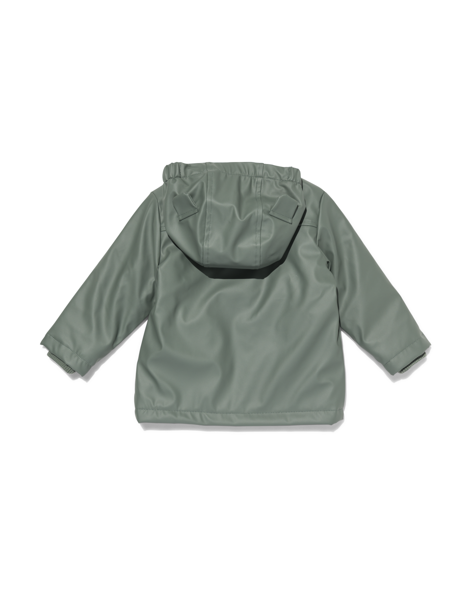 manteau bébé avec capuche vert vert - 1000029761 - HEMA