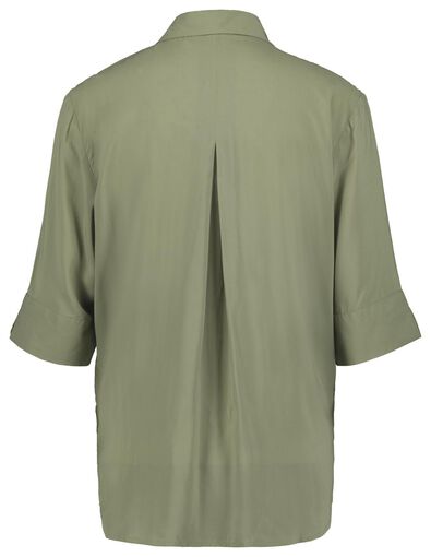 Damen-Bluse olivgrün - 1000019896 - HEMA