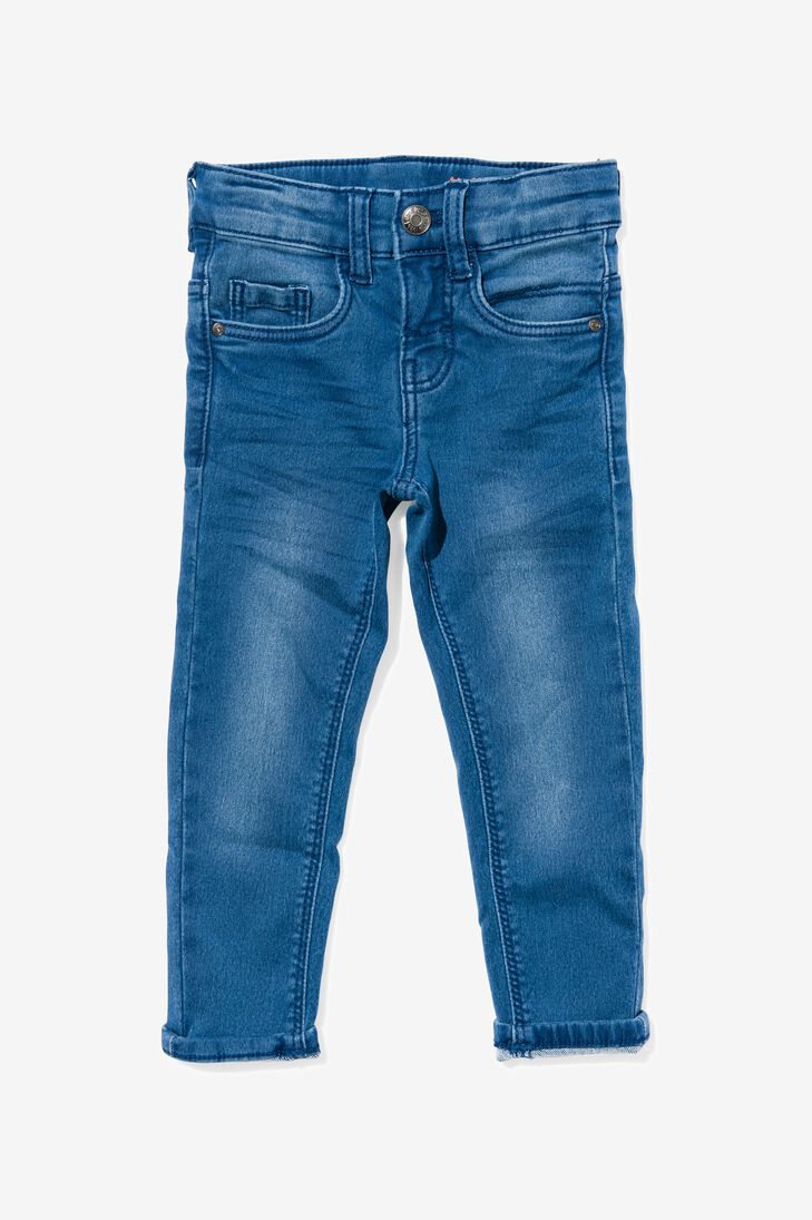 pantalon jogdenim enfant modèle skinny bleu - 1000028294 - HEMA
