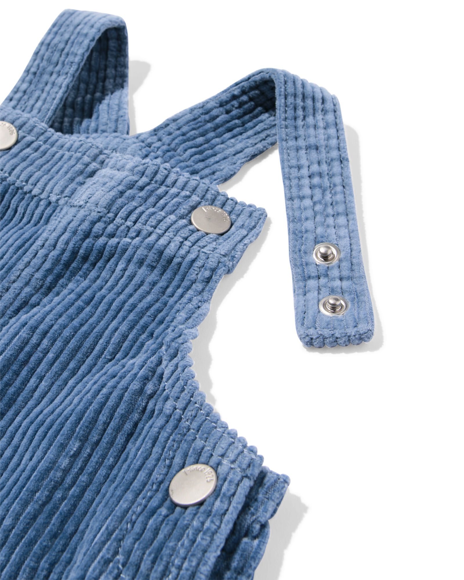 combinaison bébé en velours côtelé bleu bleu - 33167470BLUE - HEMA