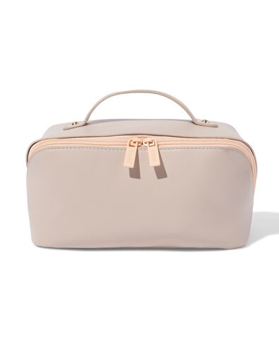 trousse de toilette avec fermeture &agrave; glissi&egrave;re diagonale 24x12x12  - 11890683 - HEMA