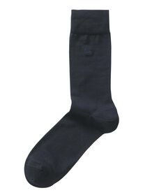 2 paires de chaussettes homme coton brillant bleu foncé bleu foncé - 1000009296 - HEMA