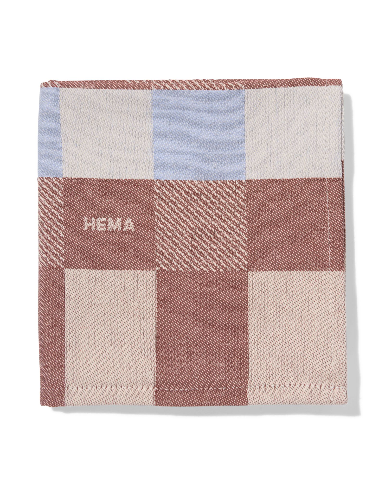 torchon 65 x 65 cm coton carreaux - 5400089 - HEMA