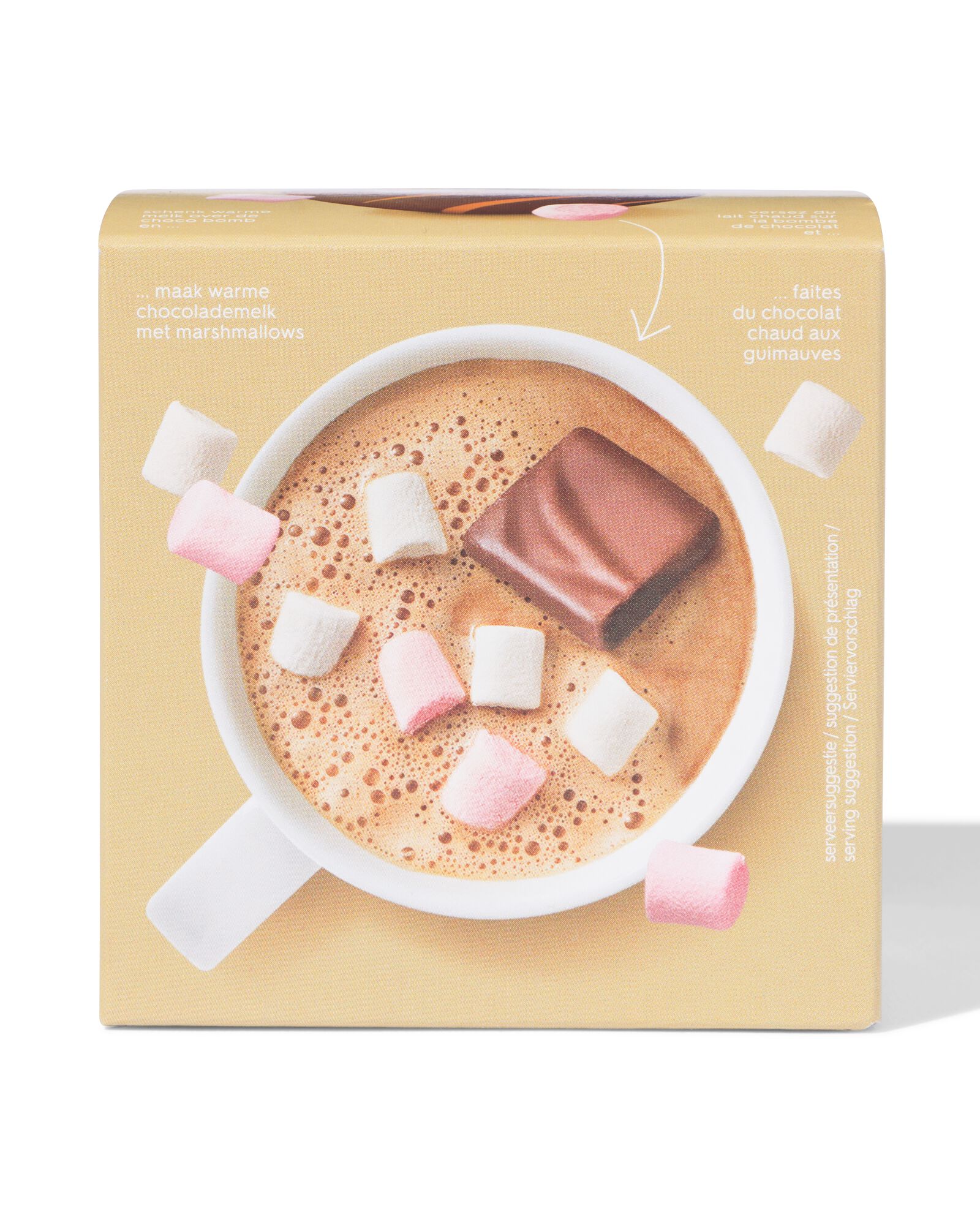 bombe chocolat au lait caramel sal&eacute; 45g - 24562504 - HEMA