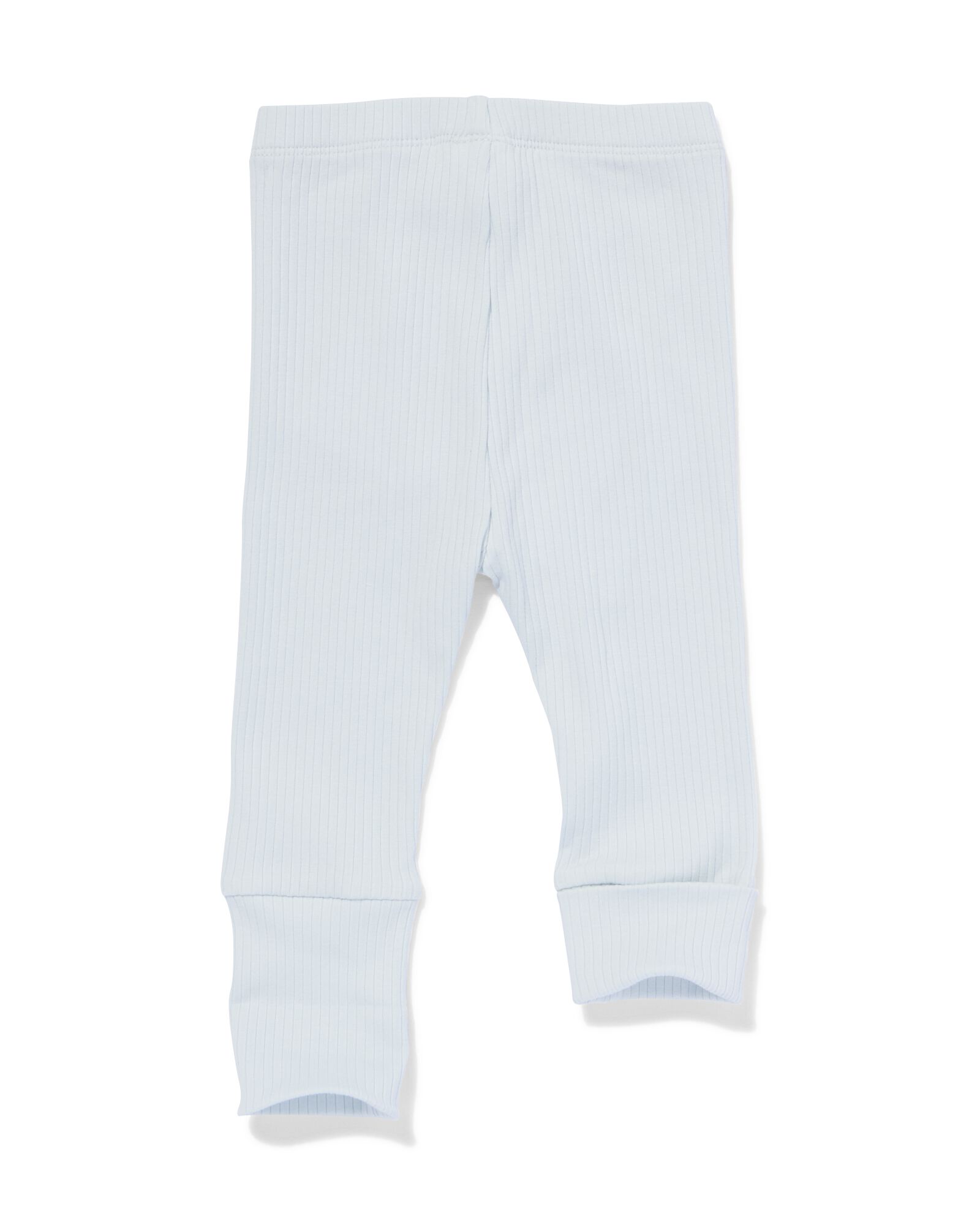 Newborn-Leggings zum Mitwachsen hellblau - 33414920LIGHTBLUE - HEMA
