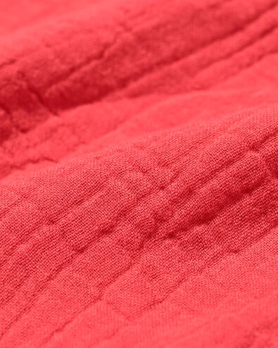babykledingset comfy fit mousseline rood rood - 33185870RED - HEMA
