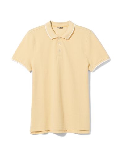 Herren-Poloshirt, Piqué gelb XXL - 2115738 - HEMA