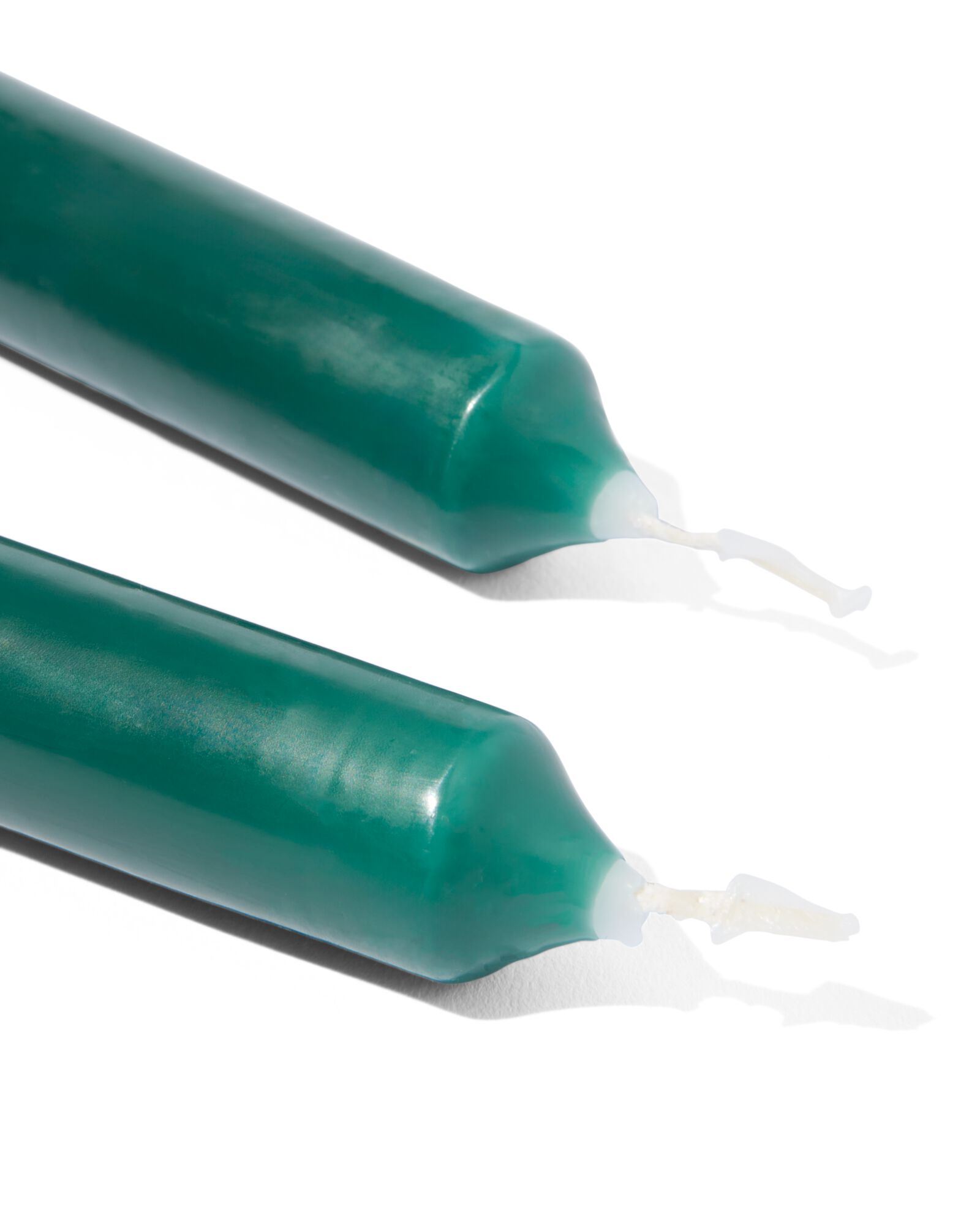 12 bougies longues Ø2.2x29 vert foncé  vert foncé 2,2 x 29 - 13501852 - HEMA