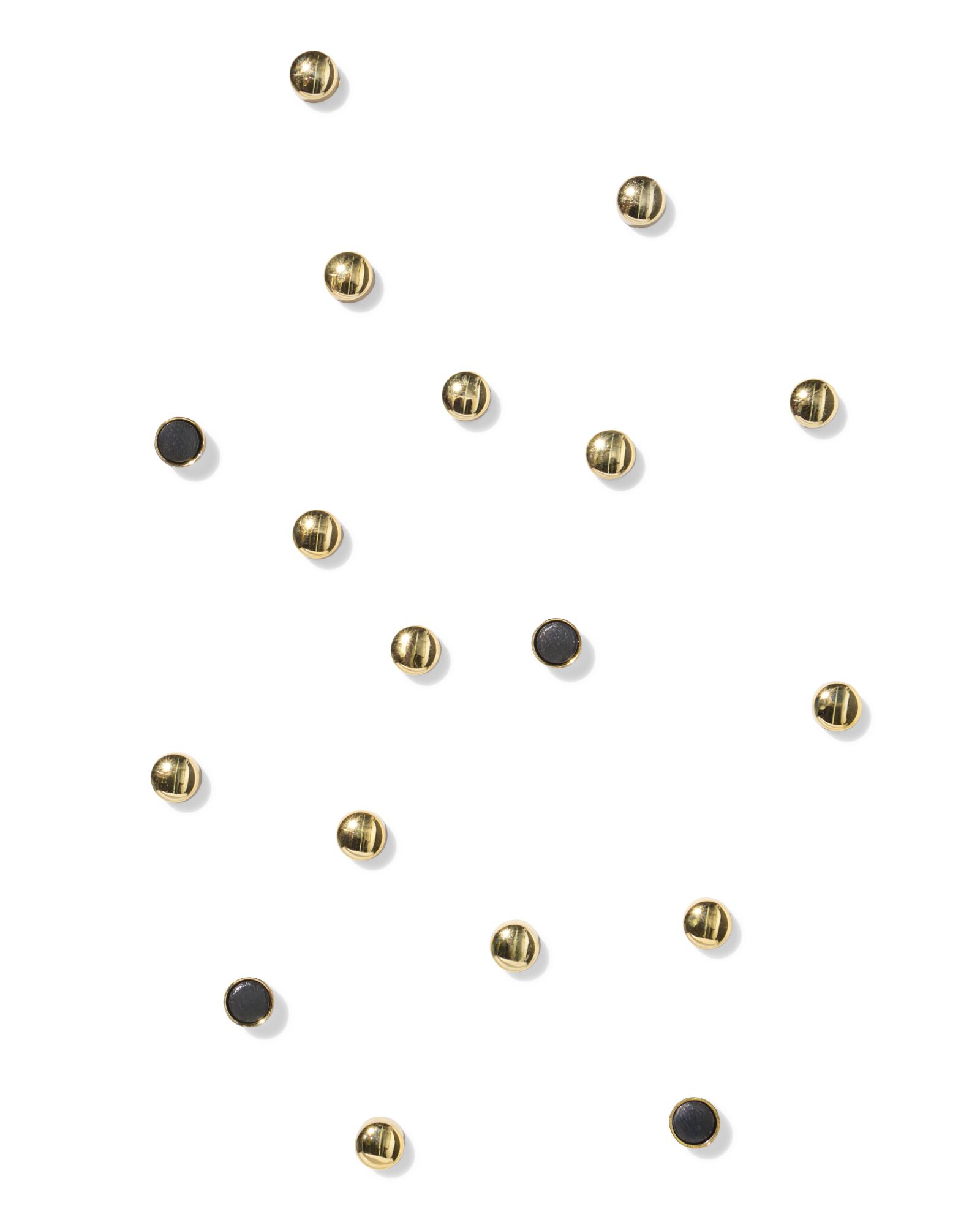 magneten 1cm rond - 18 stuks - 14800373 - HEMA