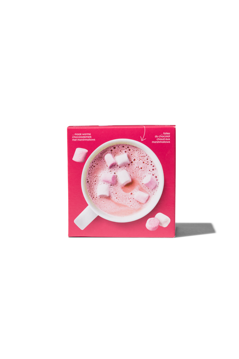 bombe de chocolat chaud rose avec marshmallows - 10057015 - HEMA
